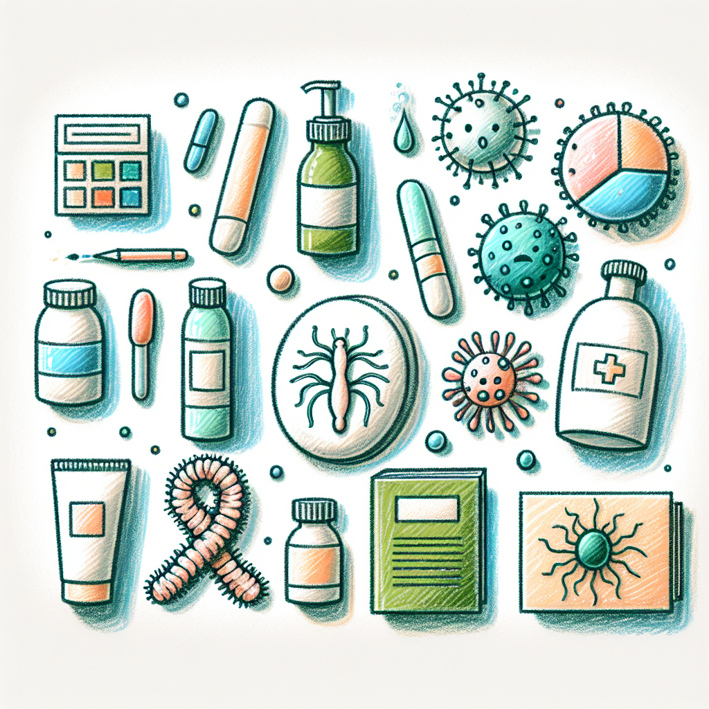 Pastelková ilustrace znázorňující téma: Kožní onemocnění