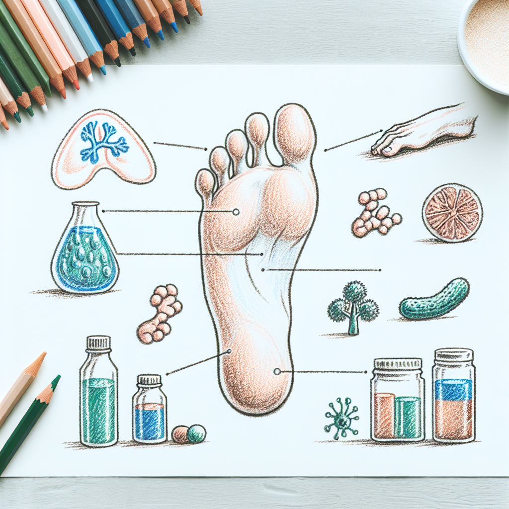 Pastelková ilustrace znázorňující téma: Zdraví