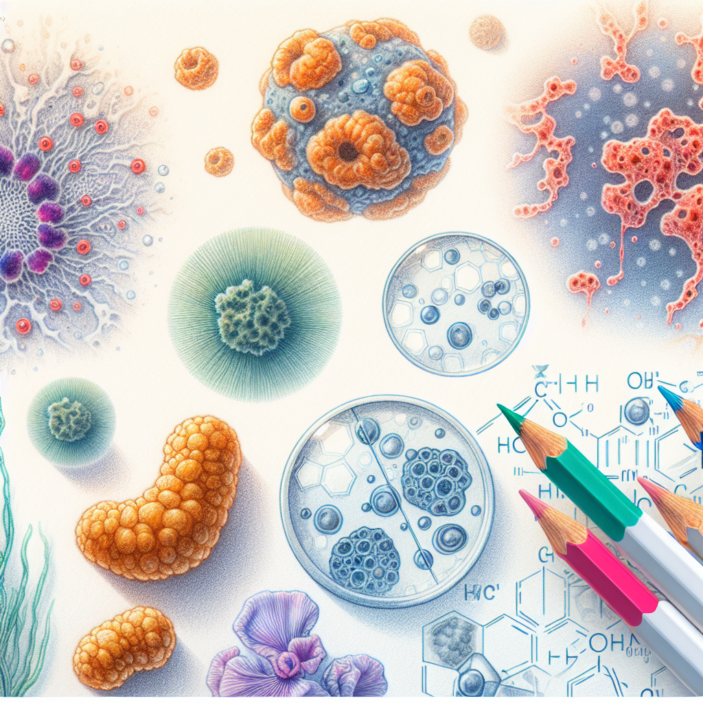 Pastelková ilustrace znázorňující téma: Kožní onemocnění