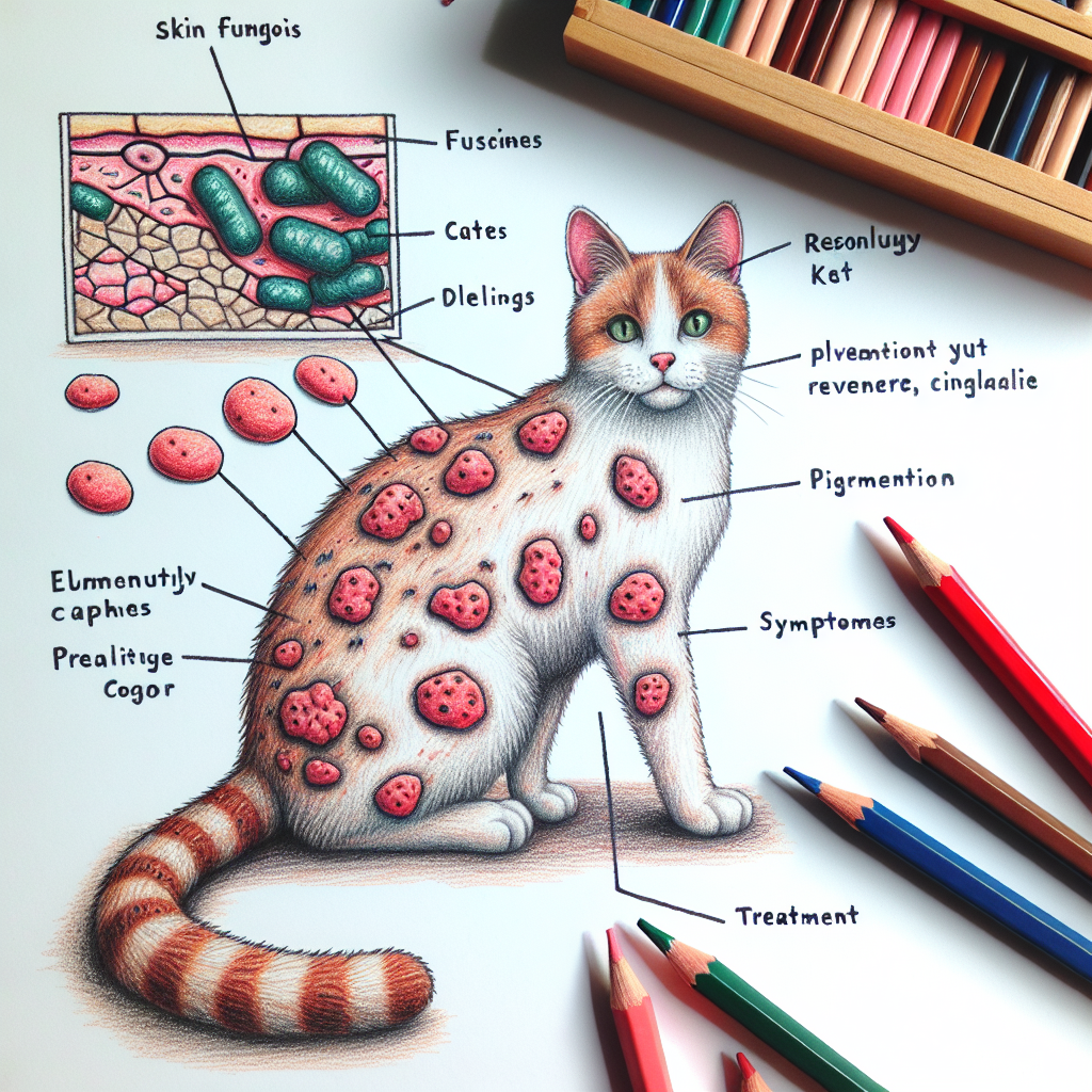 Pastelková ilustrace znázorňující téma: Zdraví koček