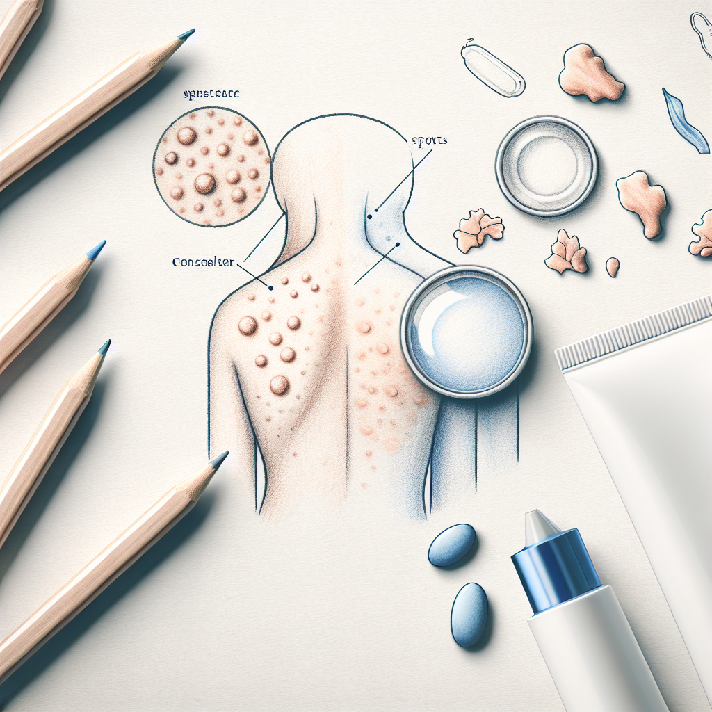 Pastelková ilustrace znázorňující téma: Kožní péče