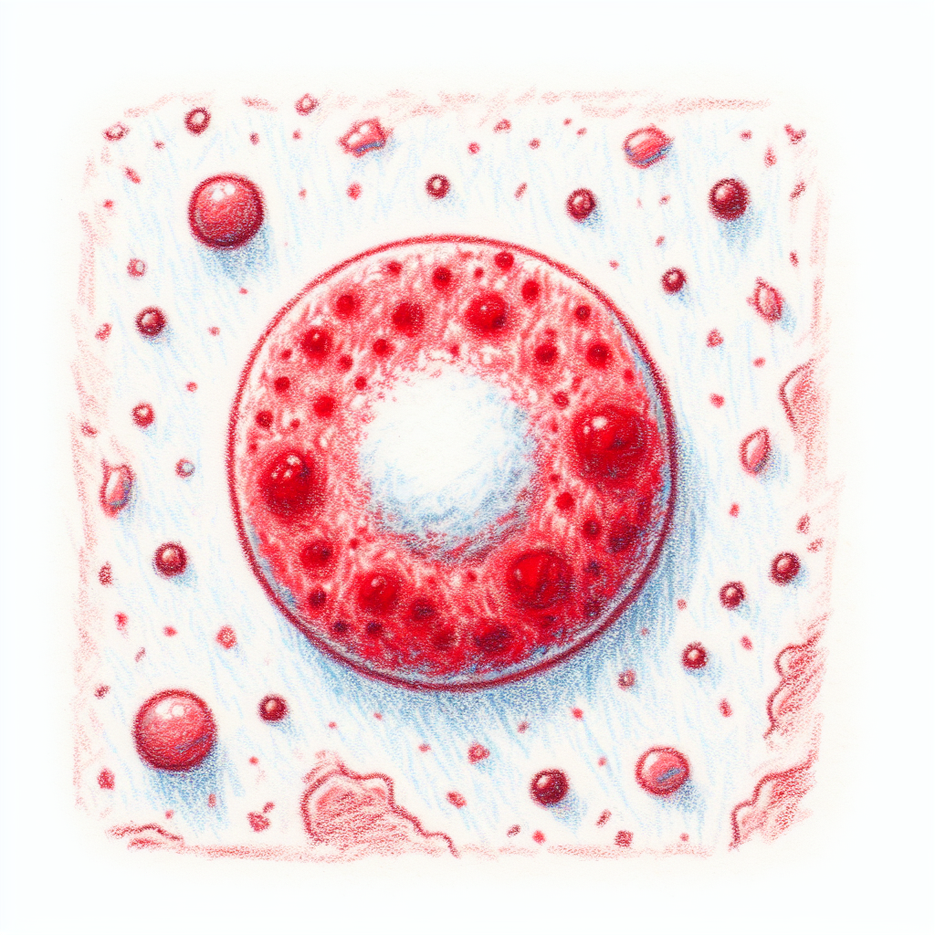 Pastelková ilustrace znázorňující téma: Zdraví