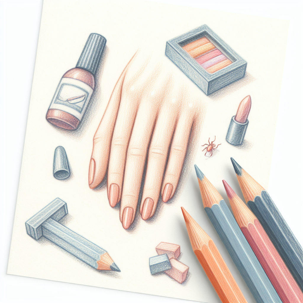 Pastelková ilustrace znázorňující téma: Zdraví