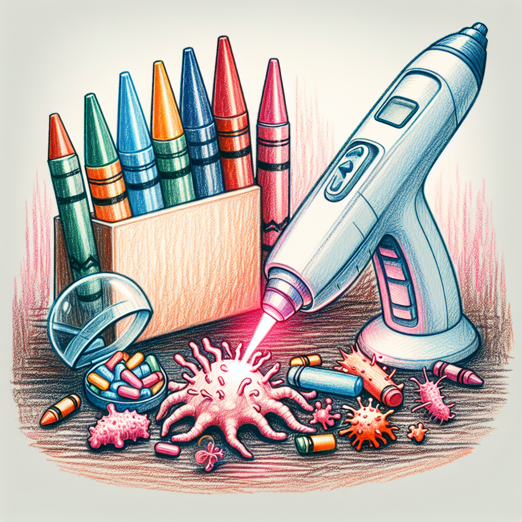 Pastelková ilustrace znázorňující téma: Zdraví