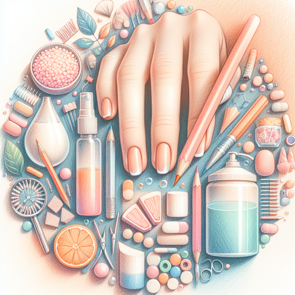 Pastelková ilustrace znázorňující téma: Zdraví