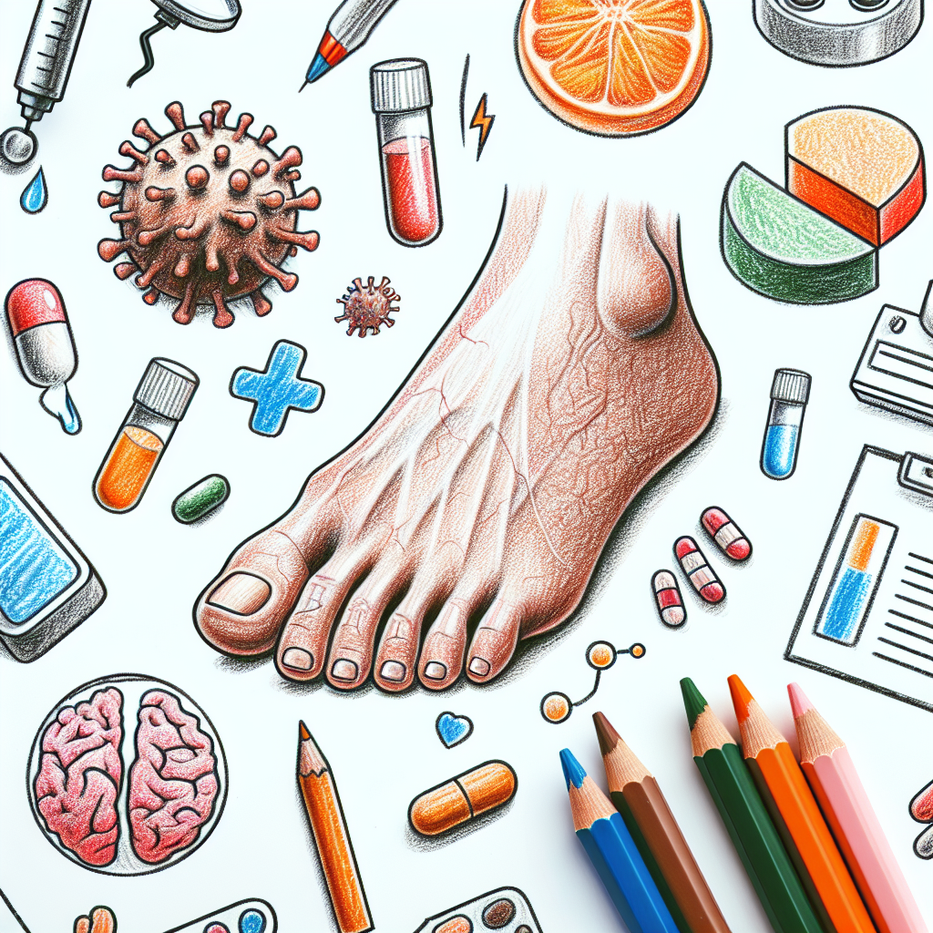 Pastelková ilustrace znázorňující téma: Zdraví