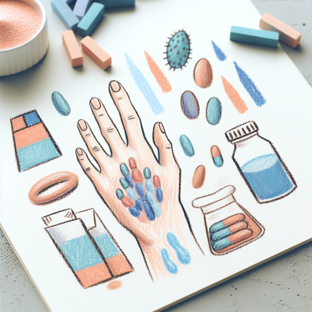 Pastelková ilustrace znázorňující téma: Zdraví a prevence