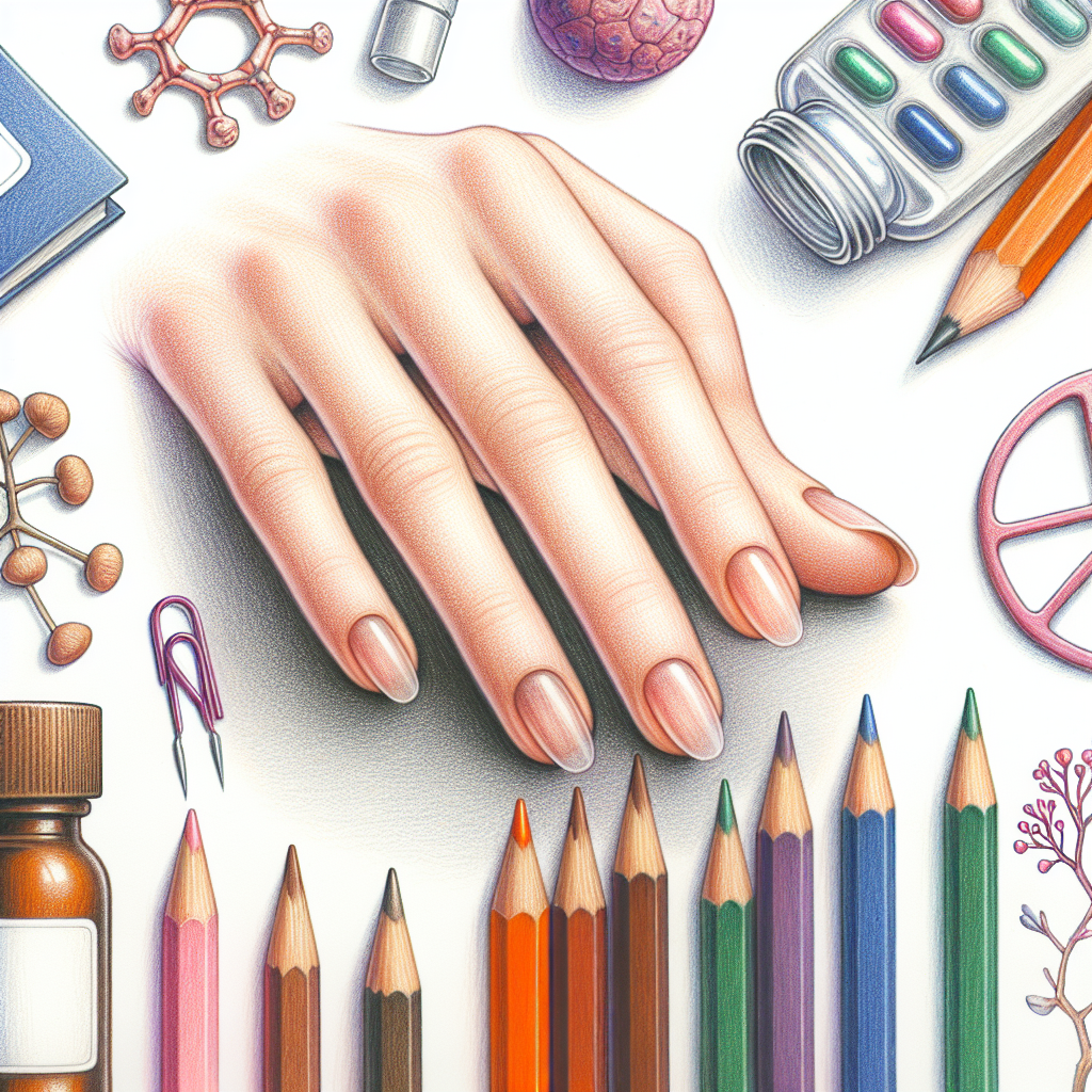 Pastelková ilustrace znázorňující téma: Zdraví