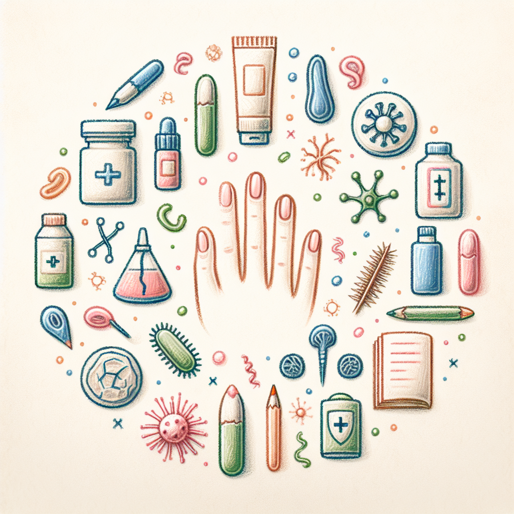 Pastelková ilustrace znázorňující téma: Zdraví