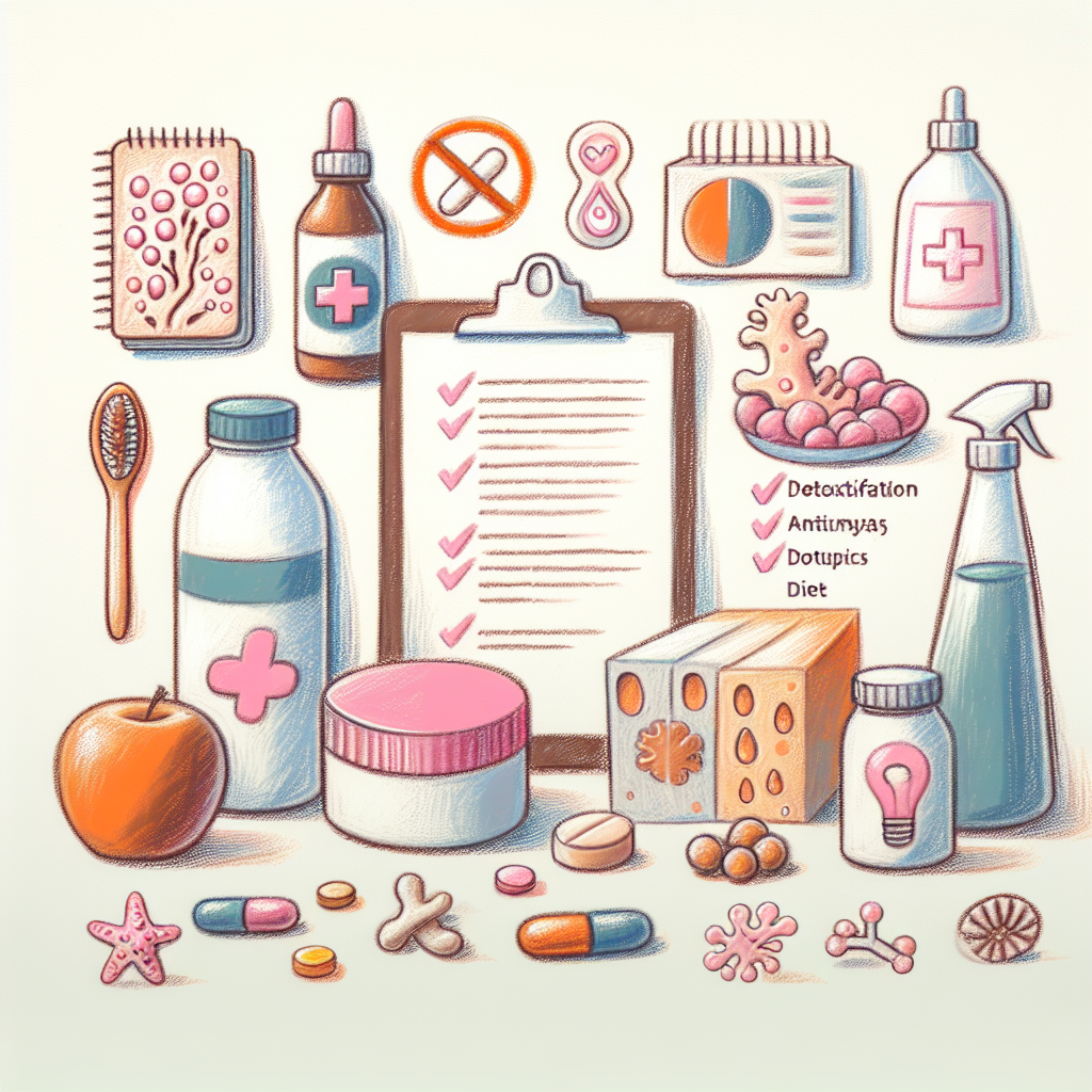 Pastelková ilustrace znázorňující téma: Kožní problémy