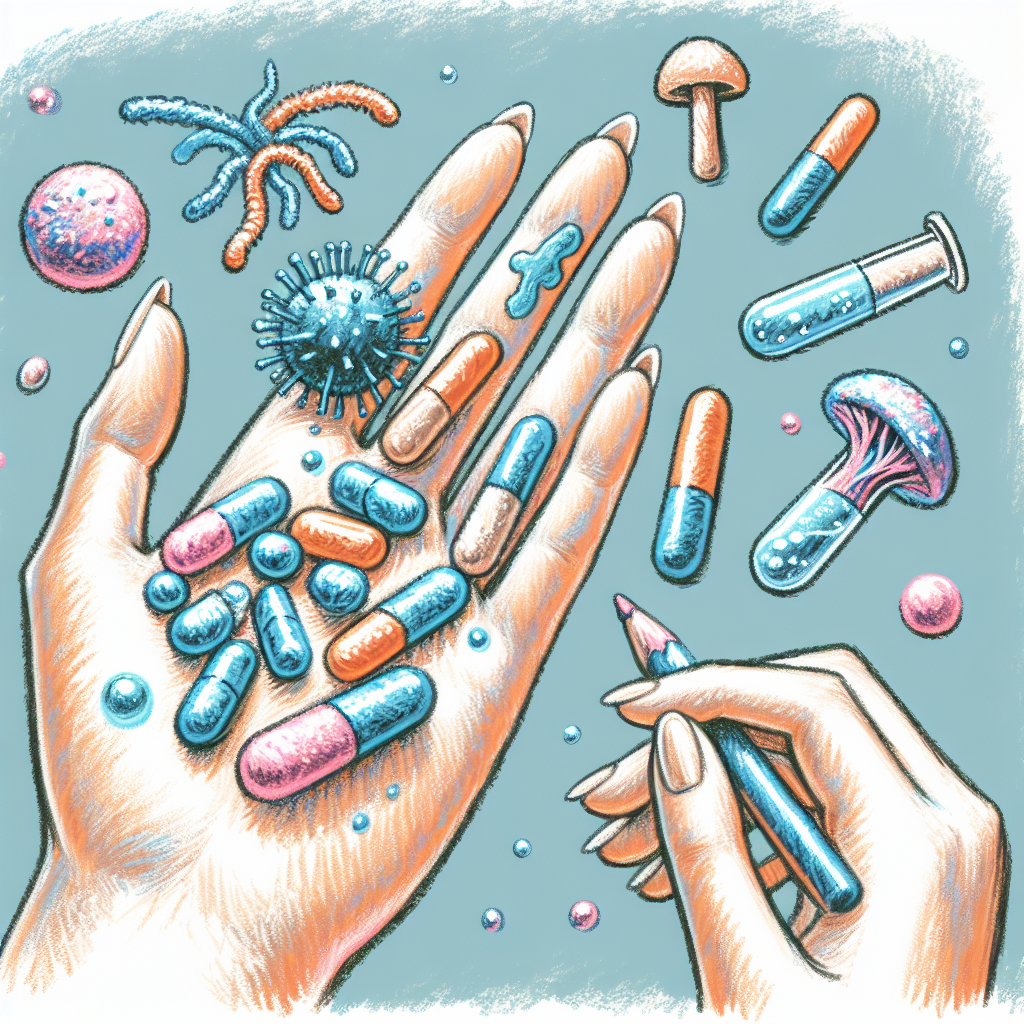 Pastelková ilustrace znázorňující téma: Zdraví