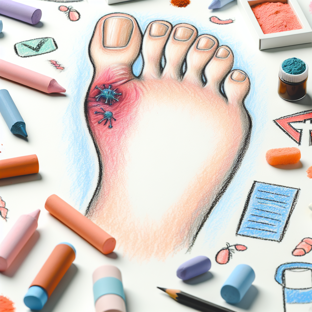 Pastelková ilustrace znázorňující téma: Zdraví