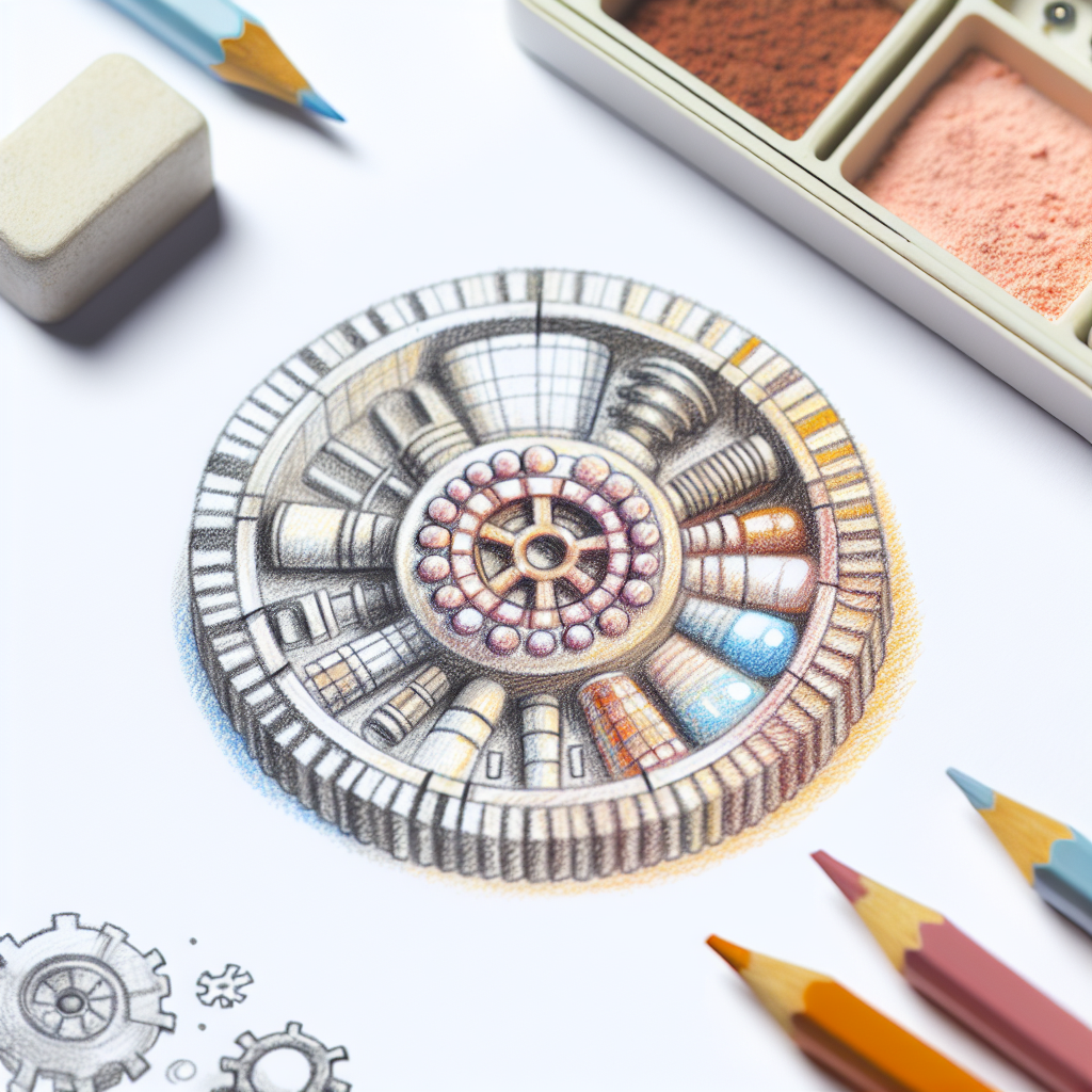 Pastelková ilustrace znázorňující téma: Zdraví