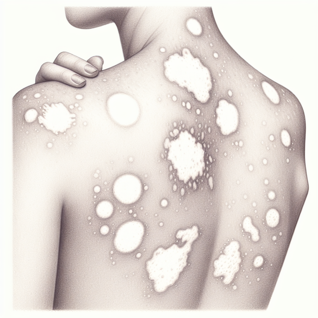 Pastelková ilustrace znázorňující téma: Zdraví pokožky