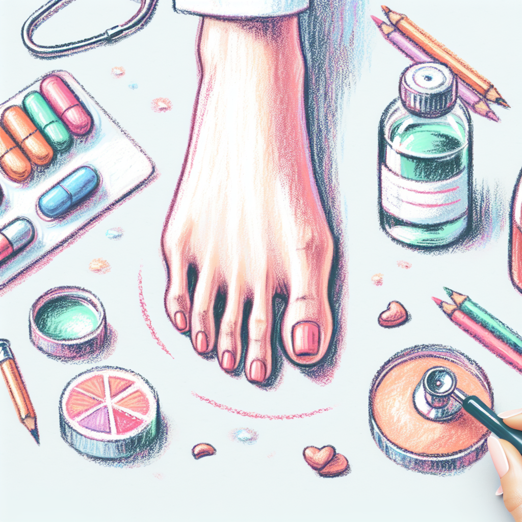 Pastelková ilustrace znázorňující téma: Zdraví