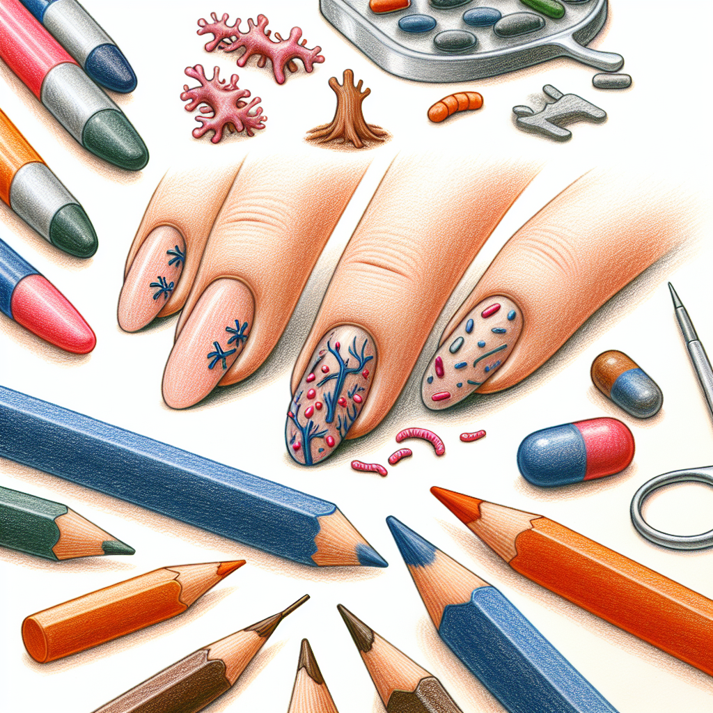 Pastelková ilustrace znázorňující téma: Zdraví