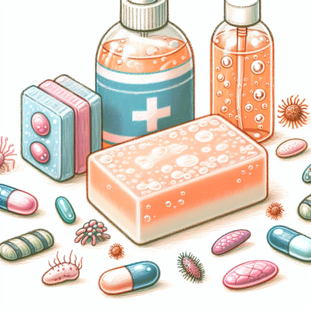 Pastelková ilustrace znázorňující téma: Kožní onemocnění