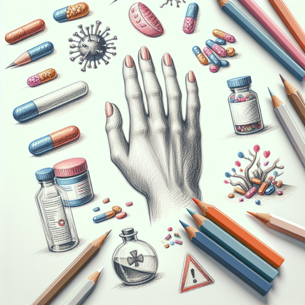 Pastelková ilustrace znázorňující téma: Zdraví