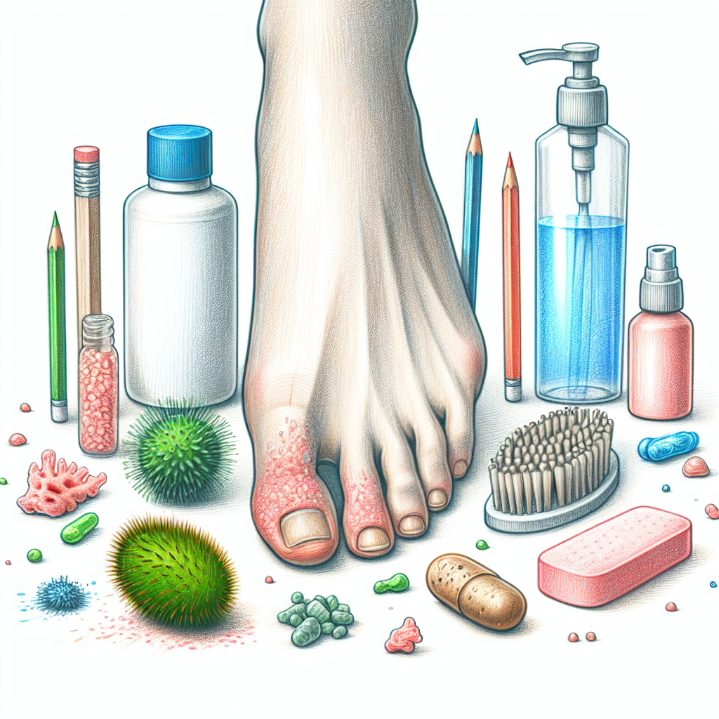 Pastelková ilustrace znázorňující téma: Zdraví nehtů