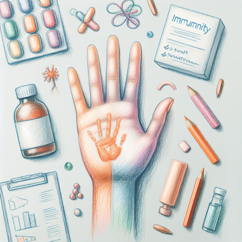 Pastelková ilustrace znázorňující téma: Nehtová plíseň