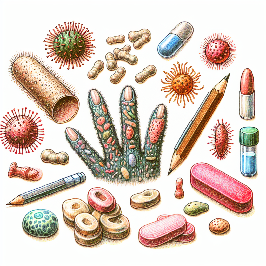 Pastelková ilustrace znázorňující téma: Zdraví