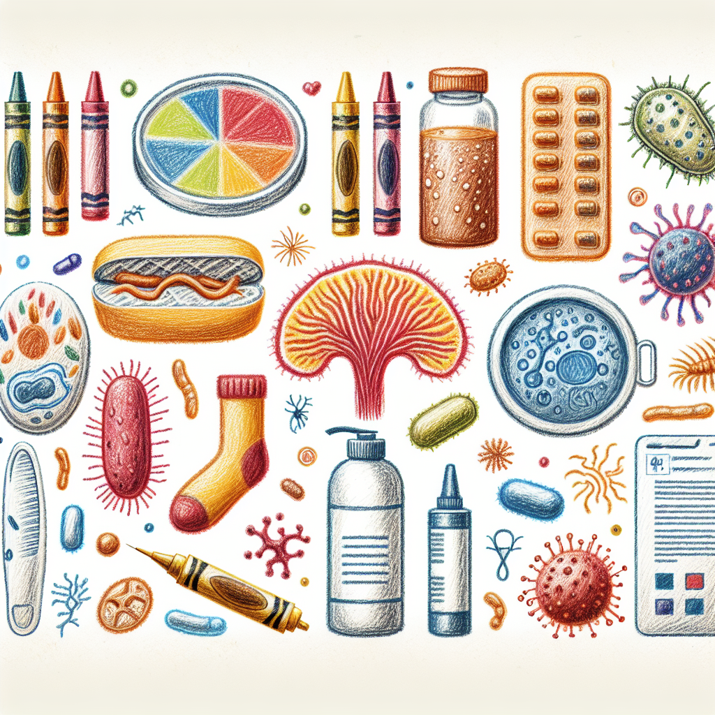 Pastelková ilustrace znázorňující téma: Zdraví