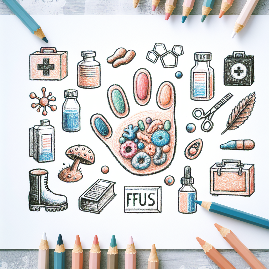 Pastelková ilustrace znázorňující téma: Zdraví a prevence