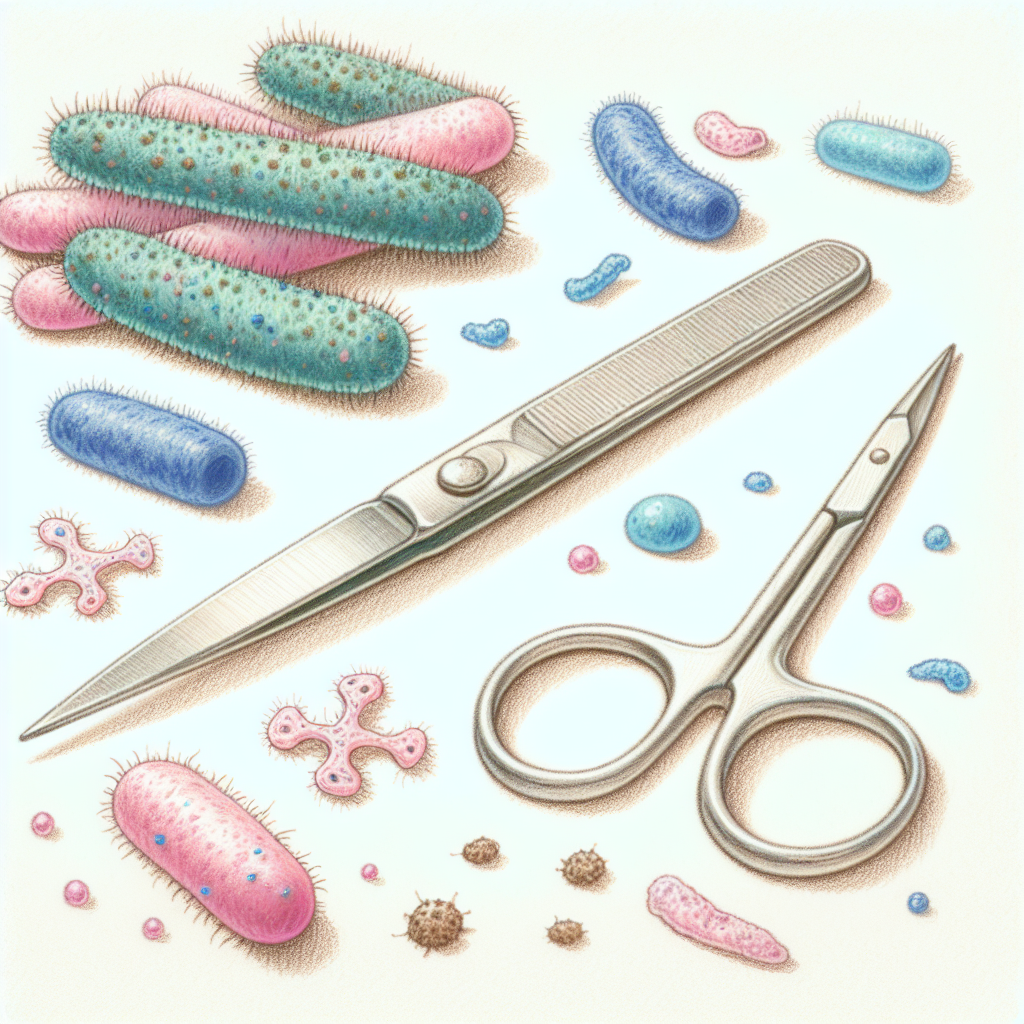 Pastelková ilustrace znázorňující téma: Zdraví a péče