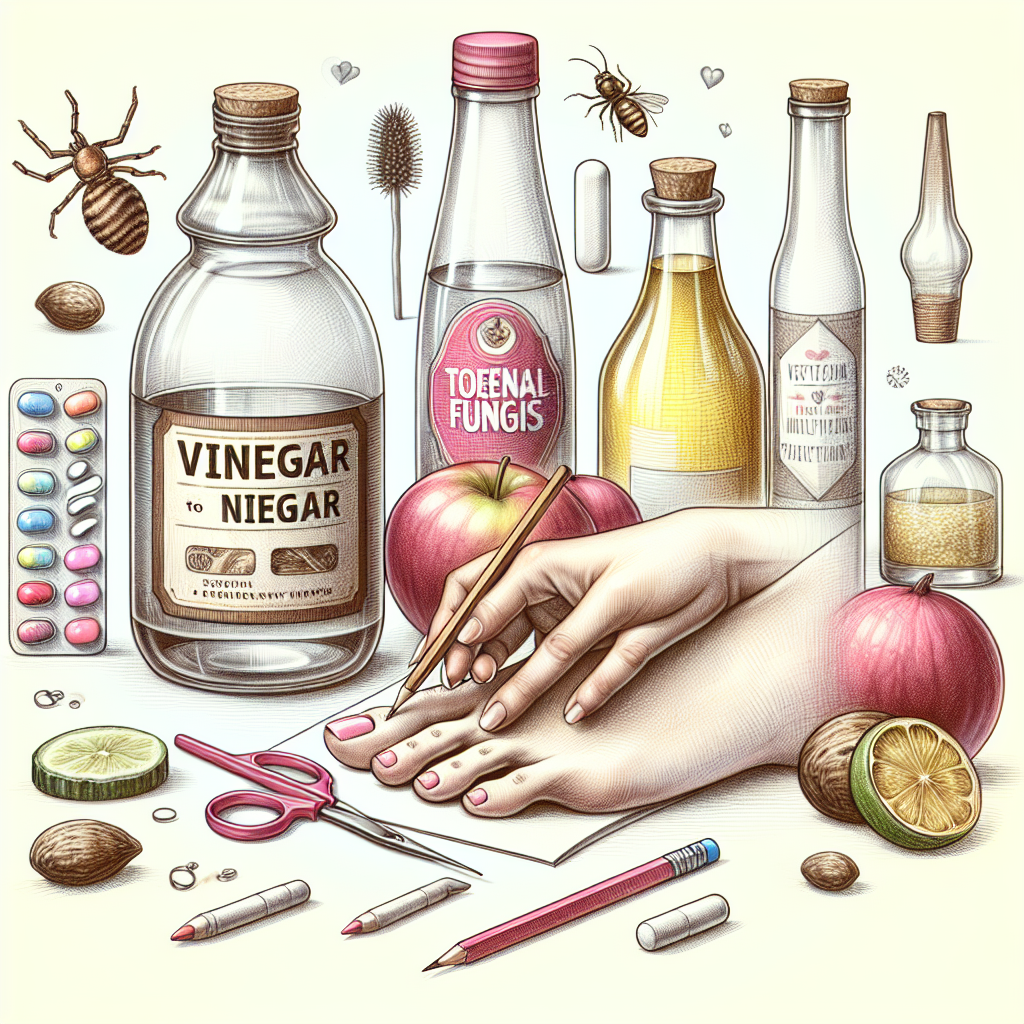 Pastelková ilustrace znázorňující téma: Zdraví nehtů