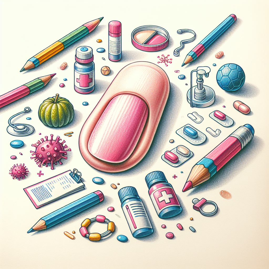 Pastelková ilustrace znázorňující téma: Zdraví