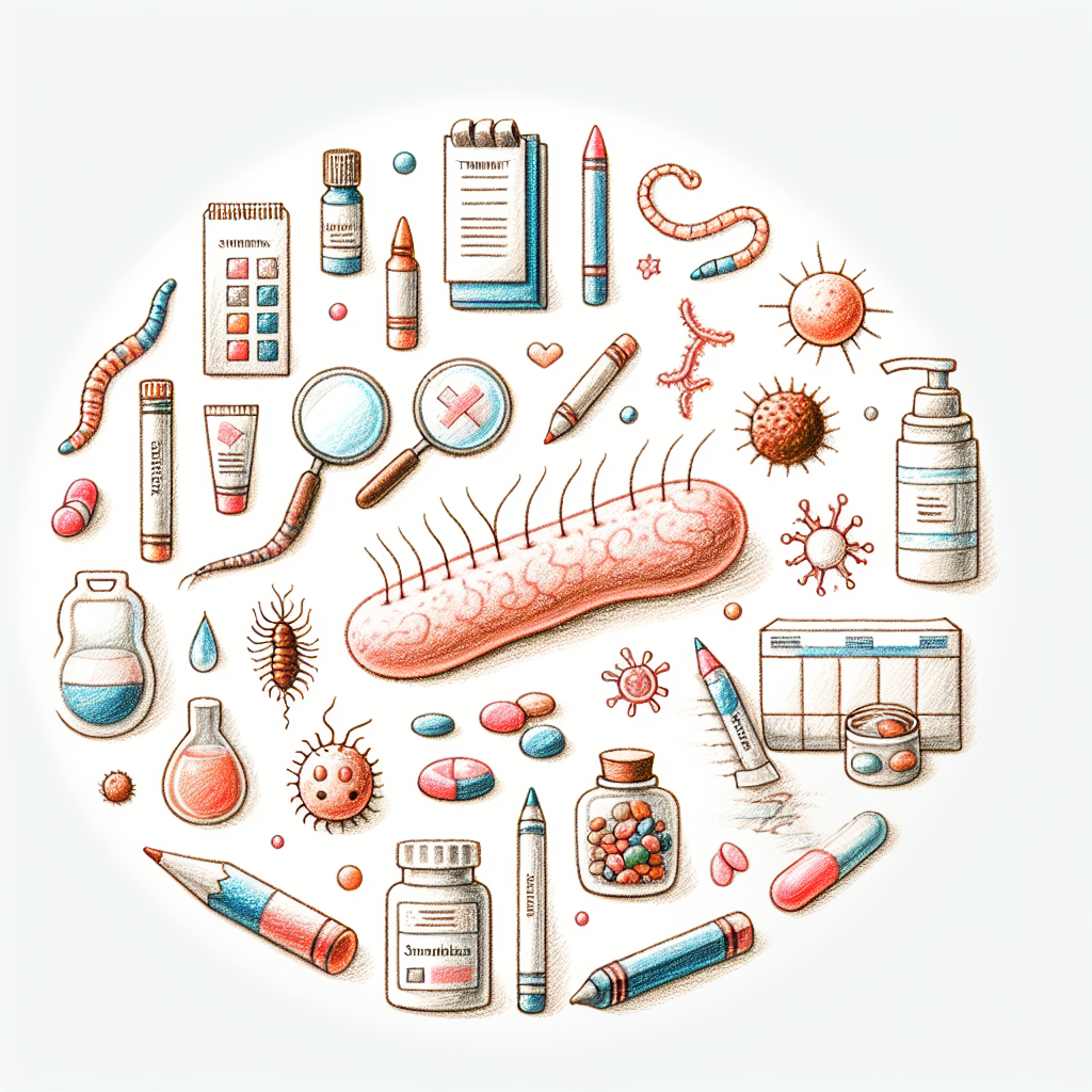 Pastelková ilustrace znázorňující téma: Kožní onemocnění