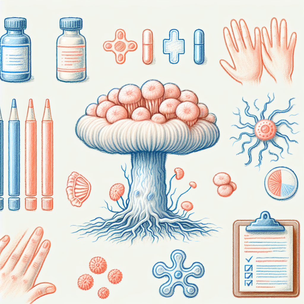 Pastelková ilustrace znázorňující téma: Kožní onemocnění