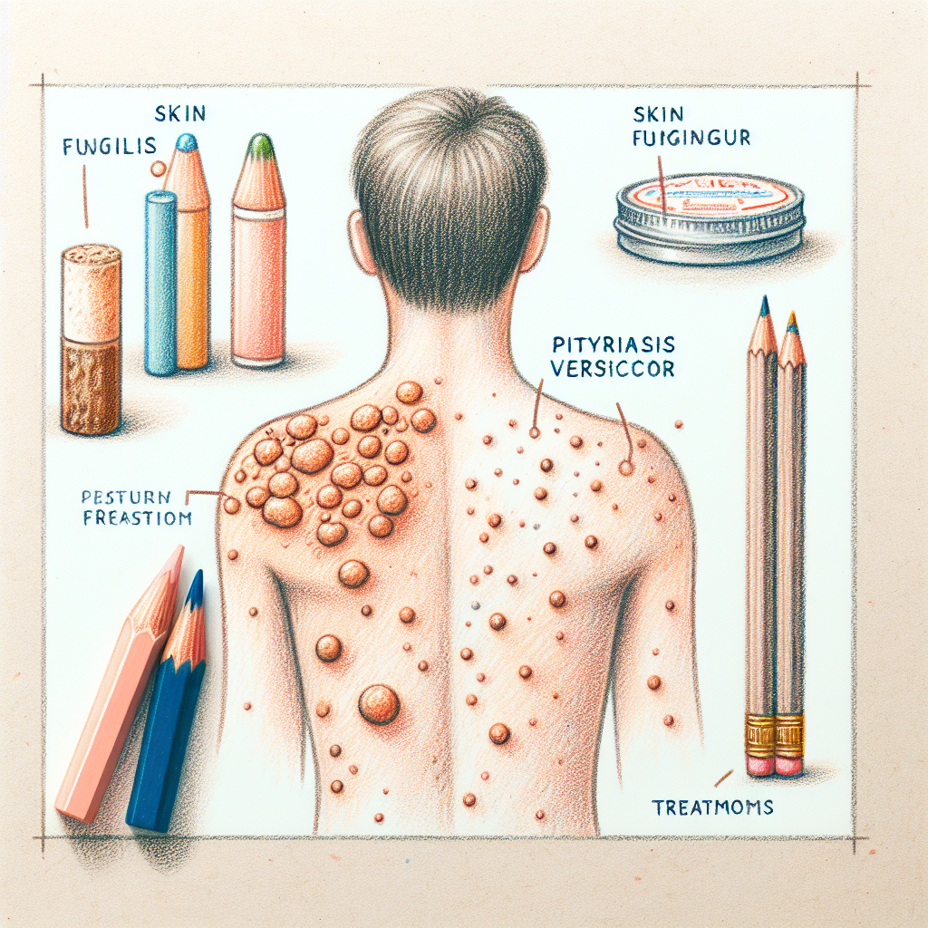 Pastelková ilustrace znázorňující téma: Kožní onemocnění