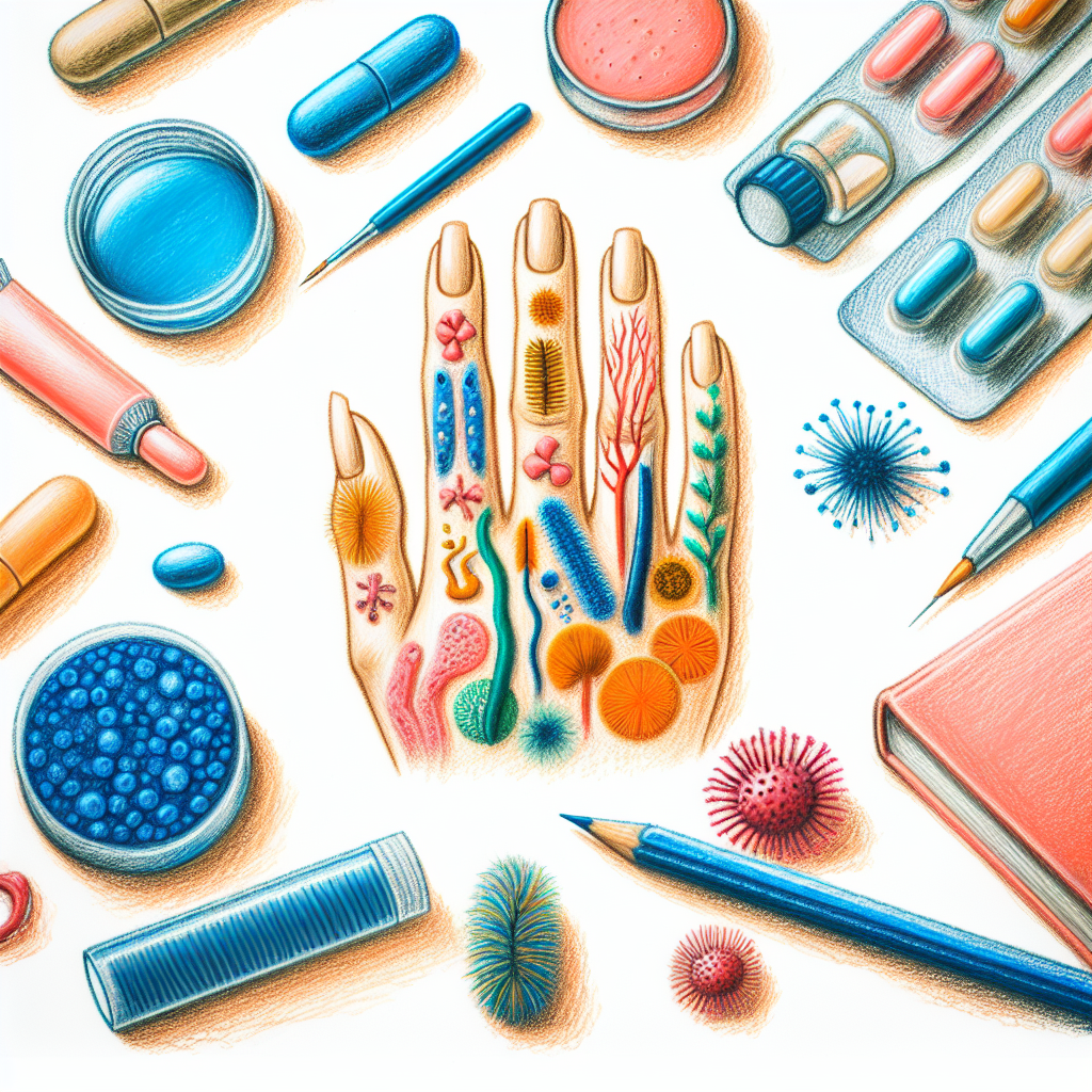 Pastelková ilustrace znázorňující téma: Zdraví