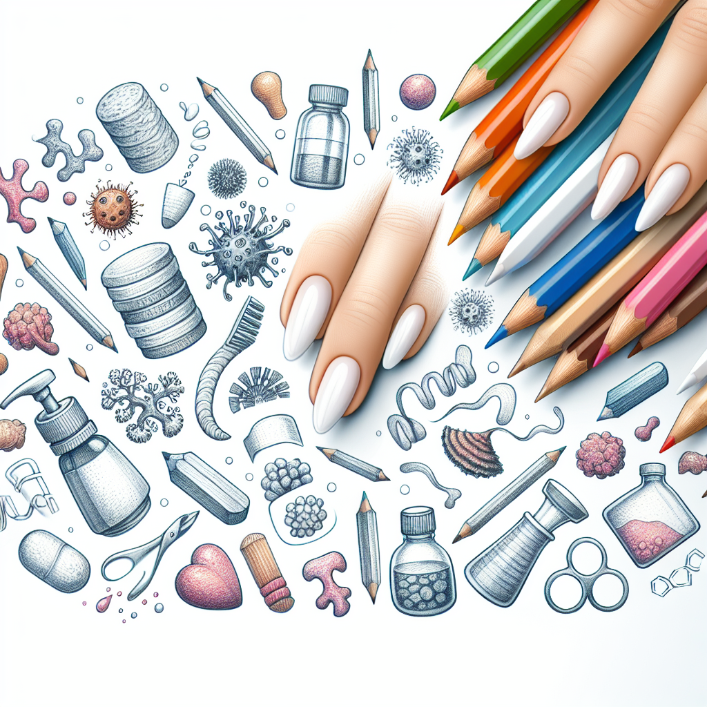 Pastelková ilustrace znázorňující téma: Zdraví