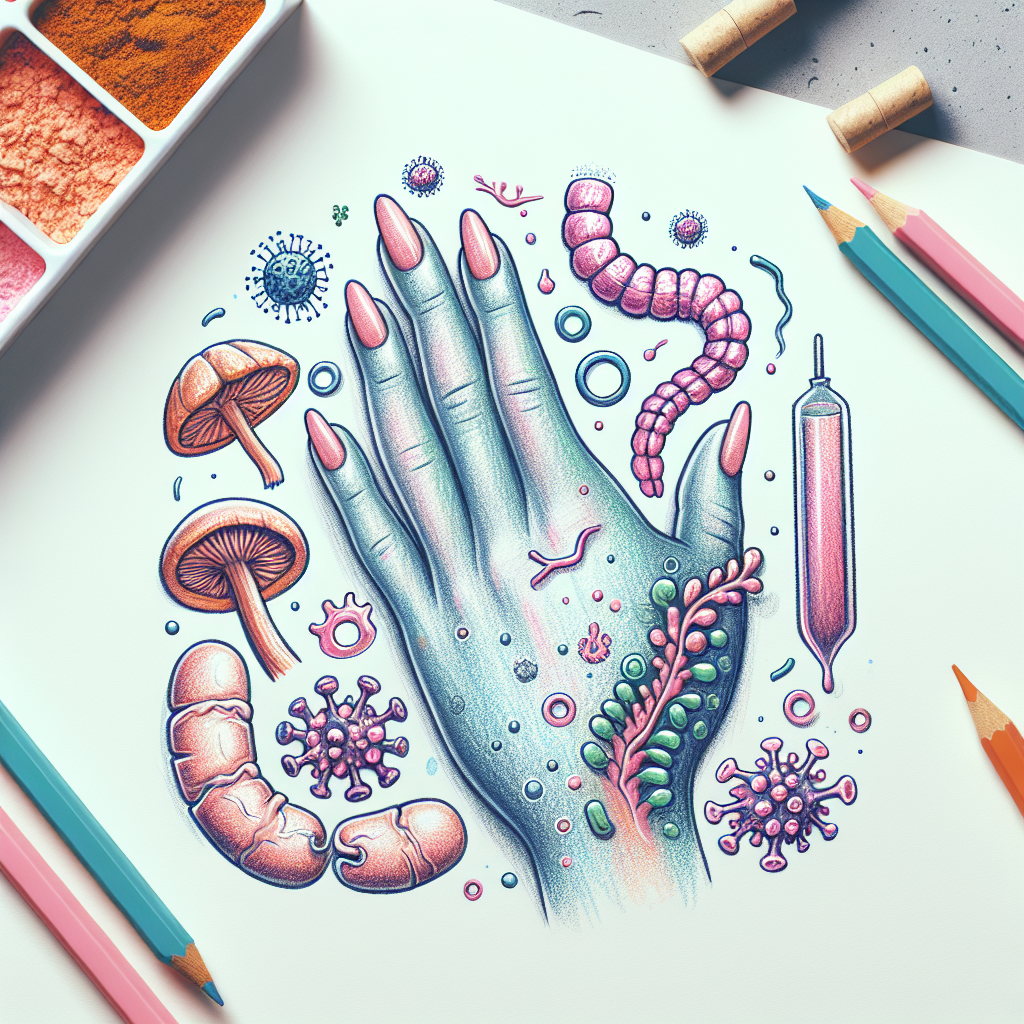 Pastelková ilustrace znázorňující téma: Zdraví