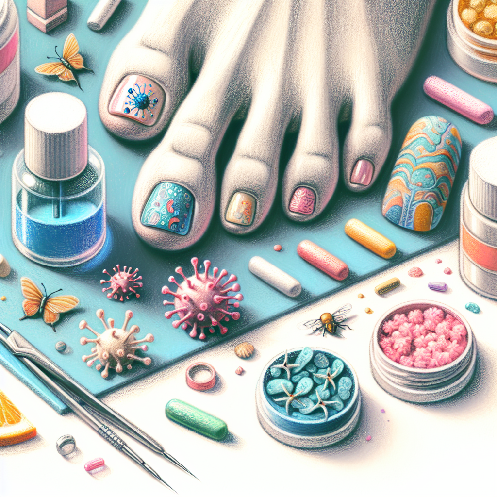 Pastelková ilustrace znázorňující téma: Zdraví