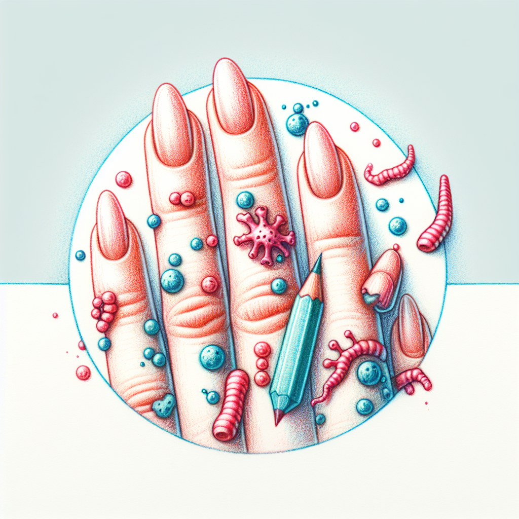 Pastelková ilustrace znázorňující téma: Zdraví