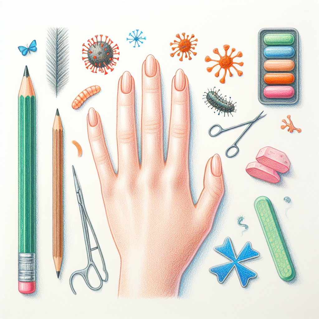 Pastelková ilustrace znázorňující téma: Zdraví