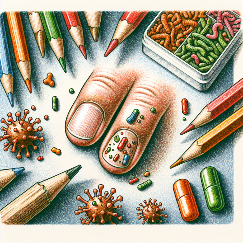 Pastelková ilustrace znázorňující téma: Zdraví a léčba