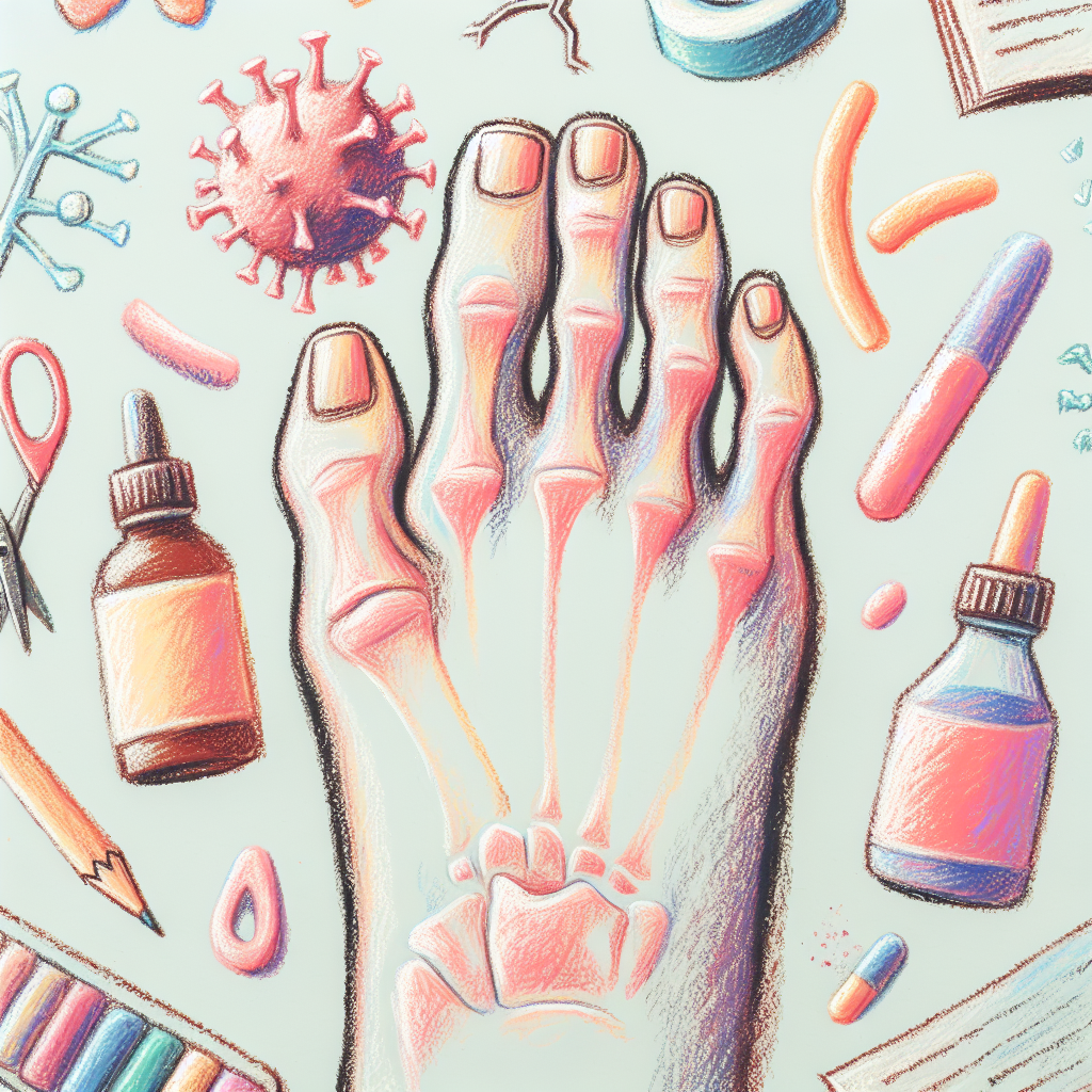 Pastelková ilustrace znázorňující téma: Zdraví