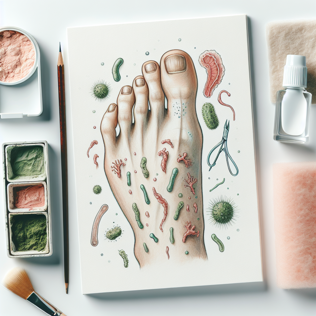 Pastelková ilustrace znázorňující téma: Zdraví