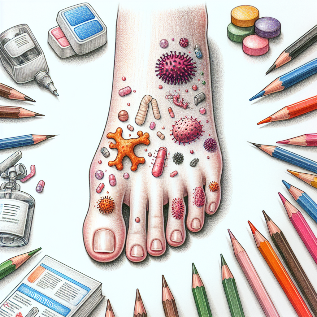 Pastelková ilustrace znázorňující téma: Zdraví