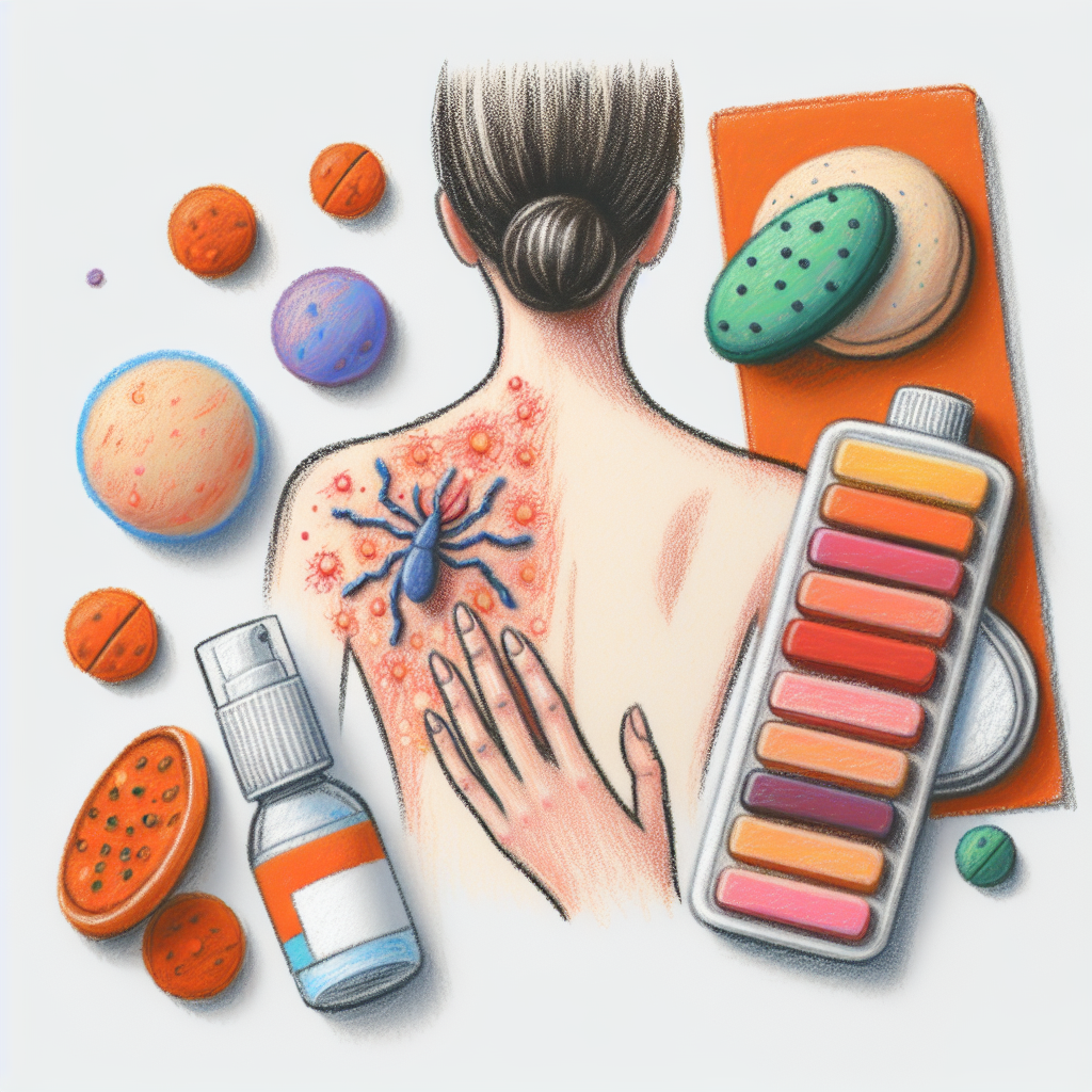 Pastelková ilustrace znázorňující téma: Zdraví