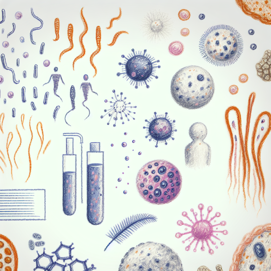 Pastelková ilustrace znázorňující téma: Kožní onemocnění