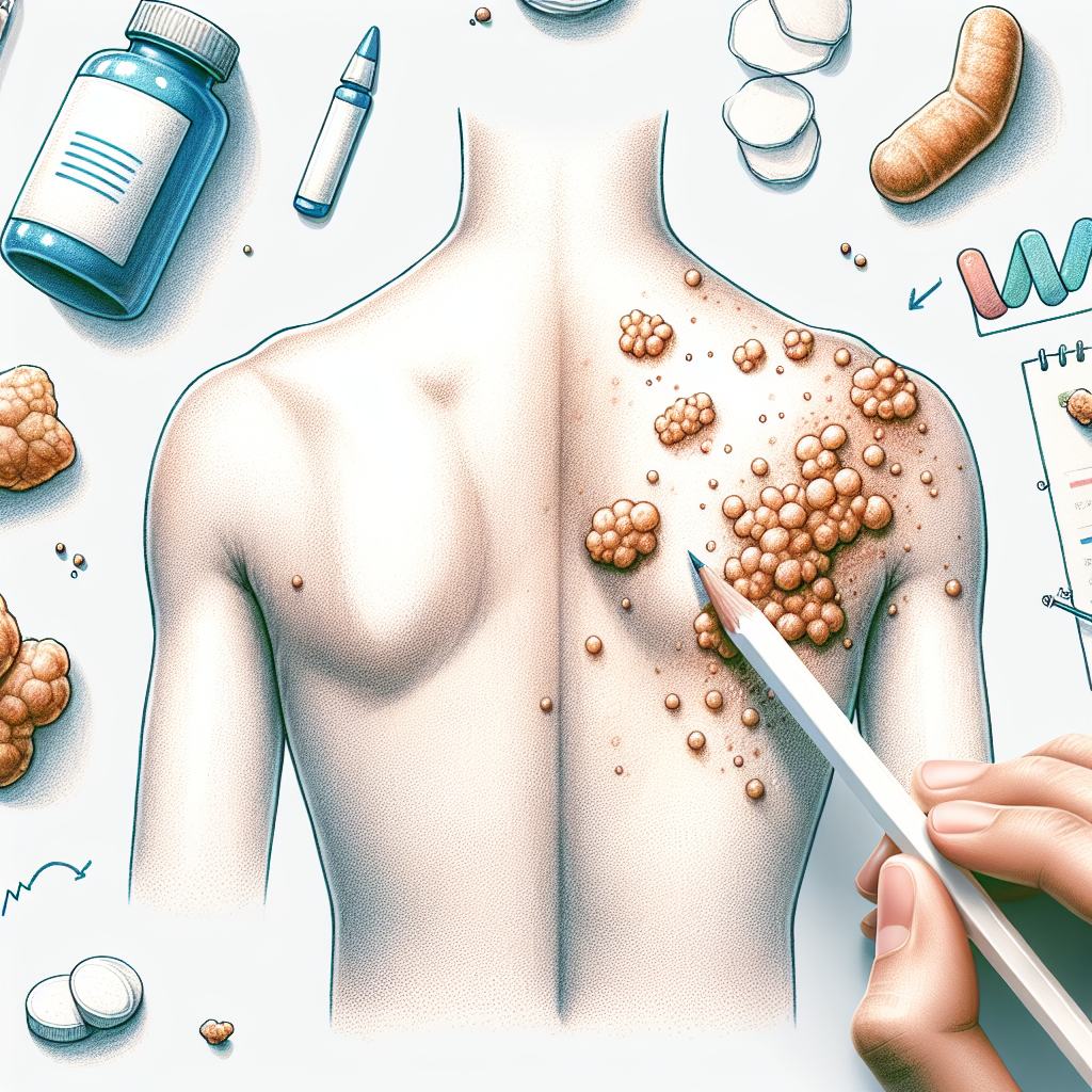 Pastelková ilustrace znázorňující téma: Kožní onemocnění