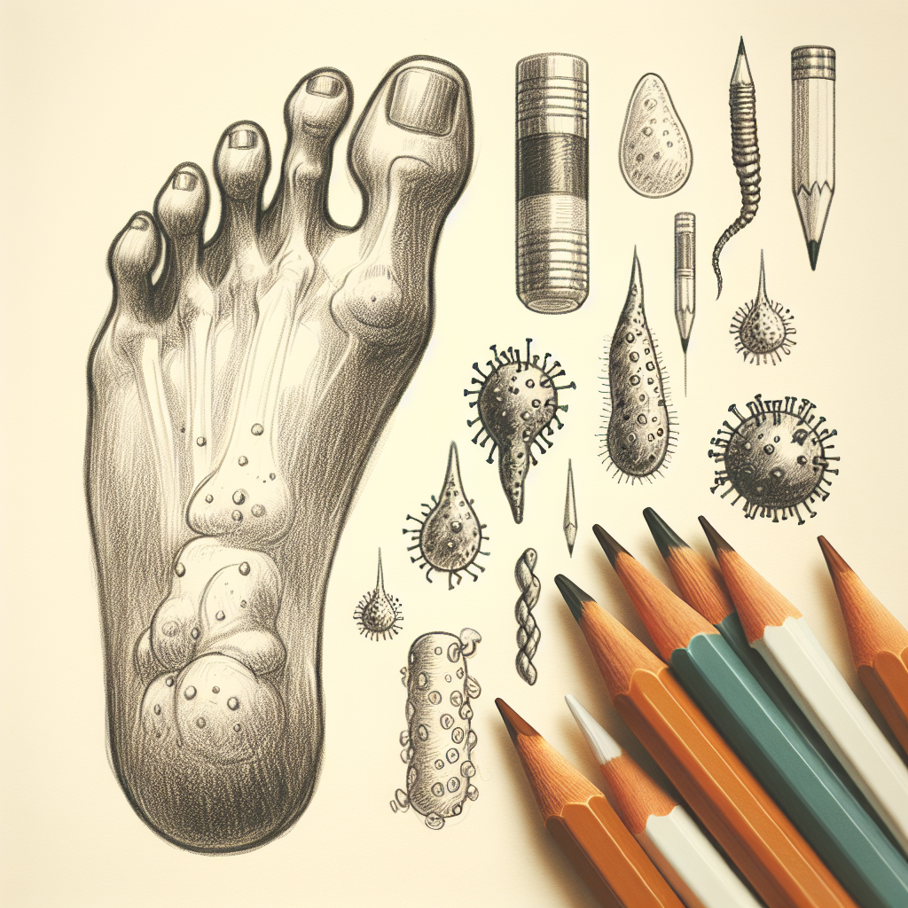 Pastelková ilustrace znázorňující téma: Zdraví