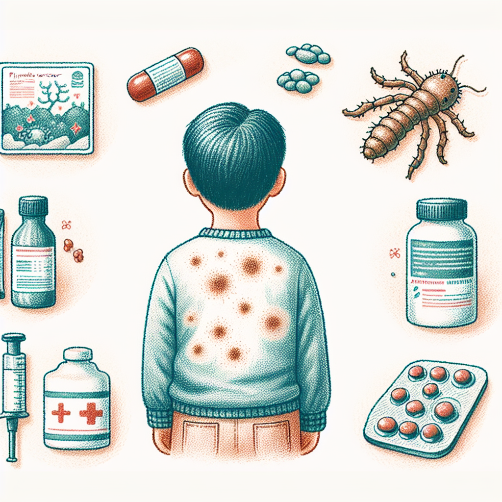 Pastelková ilustrace znázorňující téma: Kožní onemocnění