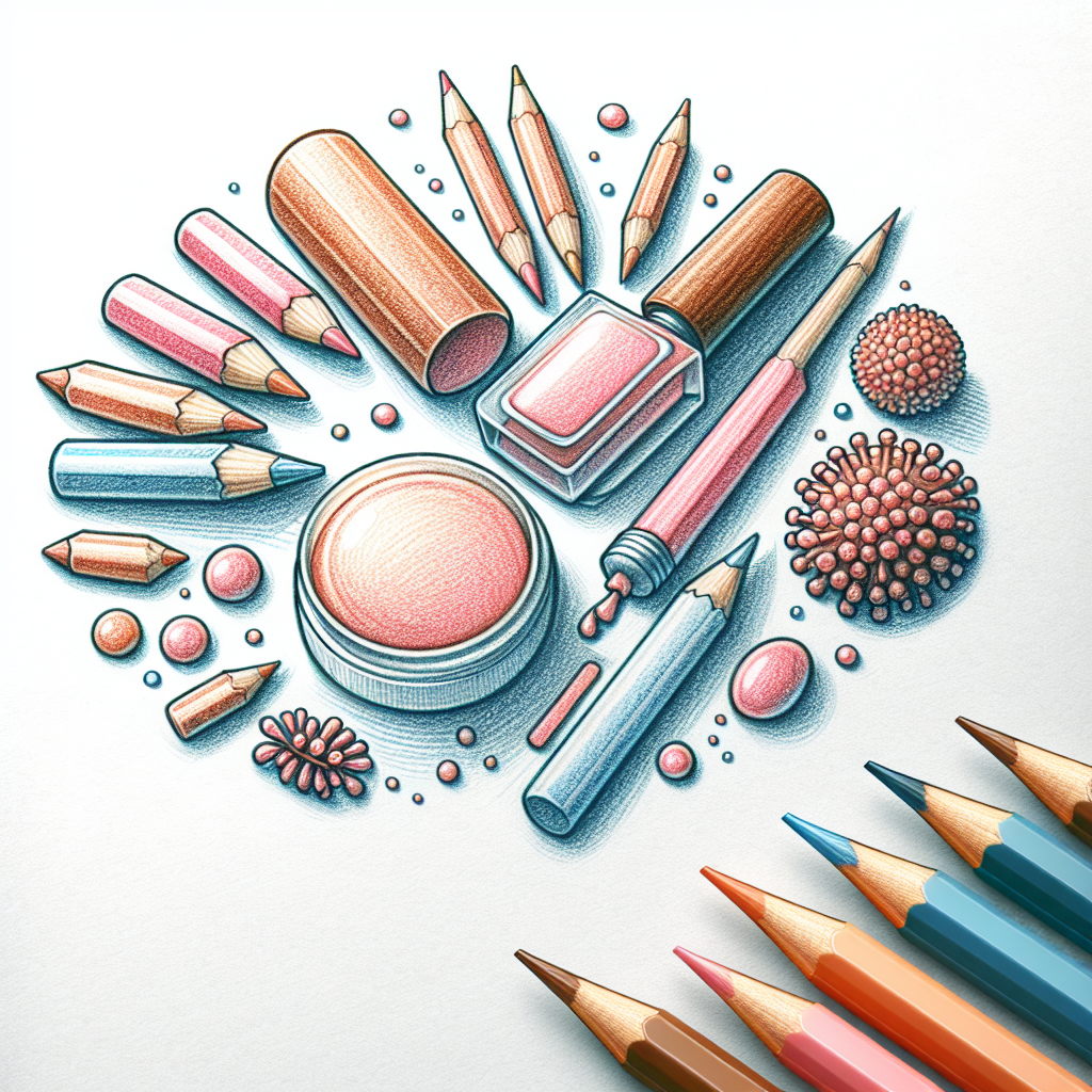 Pastelková ilustrace znázorňující téma: Péče o nehty