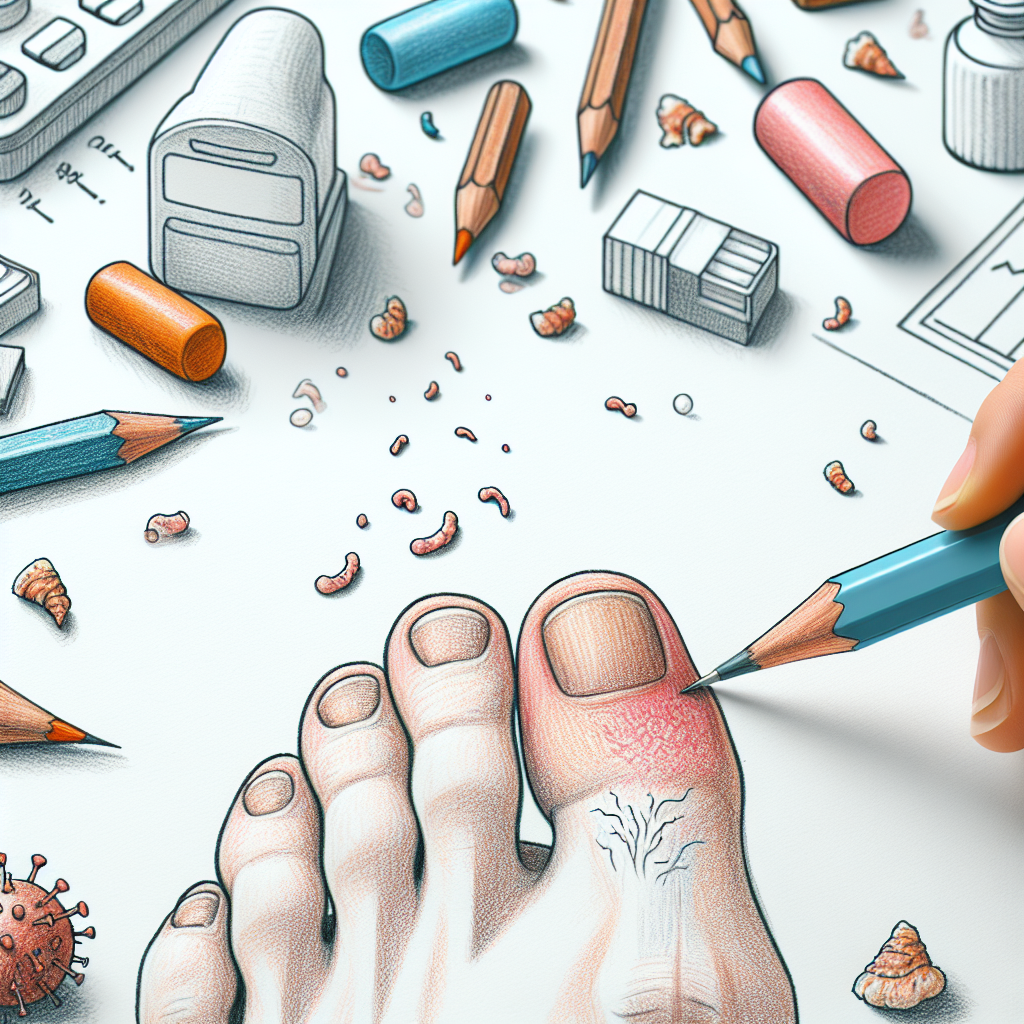 Pastelková ilustrace znázorňující téma: Zdraví